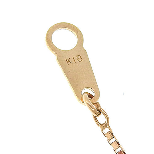 ダイヤモンド フラワーネックレス D0.54 K18 ピンクゴールド PG