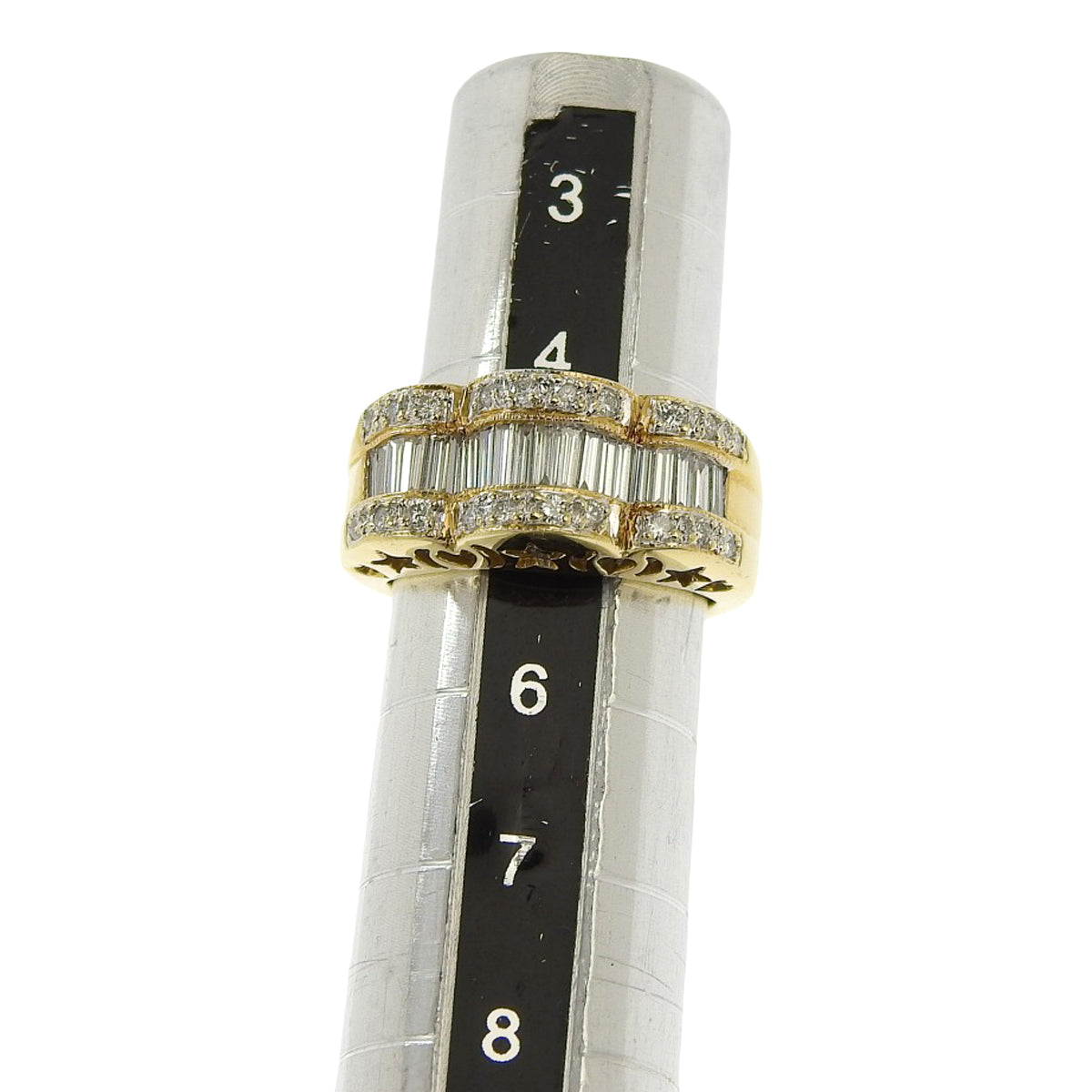 ダイヤモンド リング D0.58 K18 イエローゴールド YG