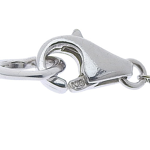 摩根石与钻石项链，摩根石/钻石 0.99/D0.33，18K 白金，WG