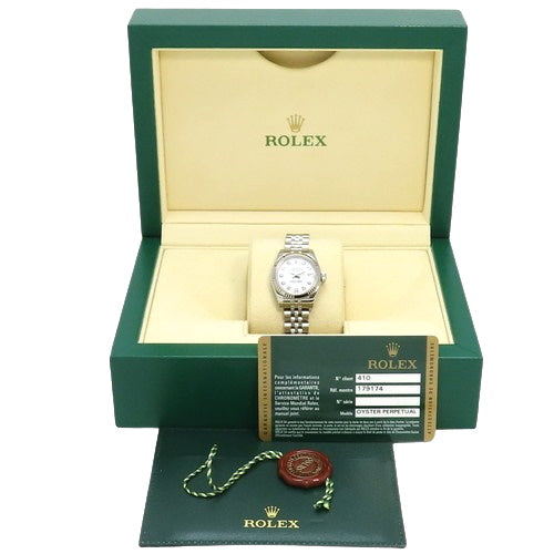 [Warranty included] 179174G Datejust 26 Stainless Steel/White Gold Automatic with Random Number, Purchased August 2014, White and Silver