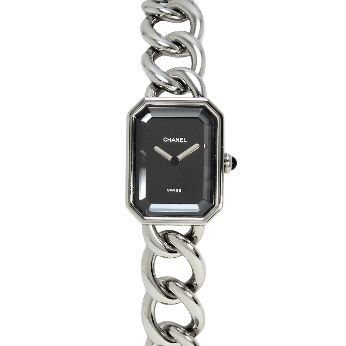 H0452 Premiere M SS 石英表 黑色