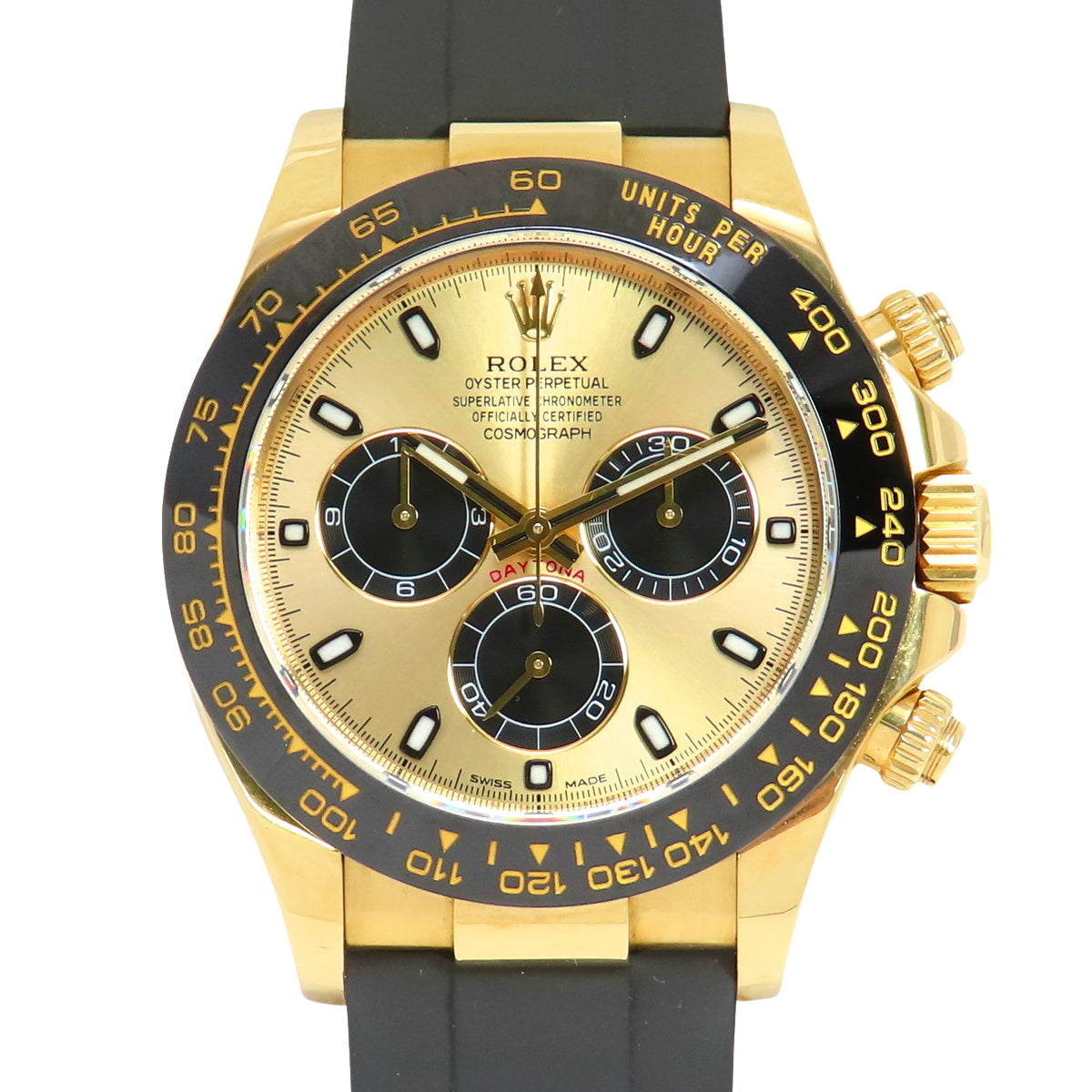 [Warranty Included] 116518LN Cosmograph Daytona YG/Rubber, Random Number, Automatic, Champagne Gold