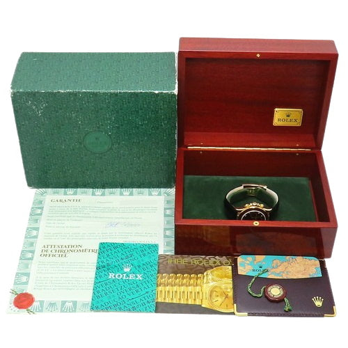 16518G Daytona 黄金/皮革 A字头 自动上链 黑色