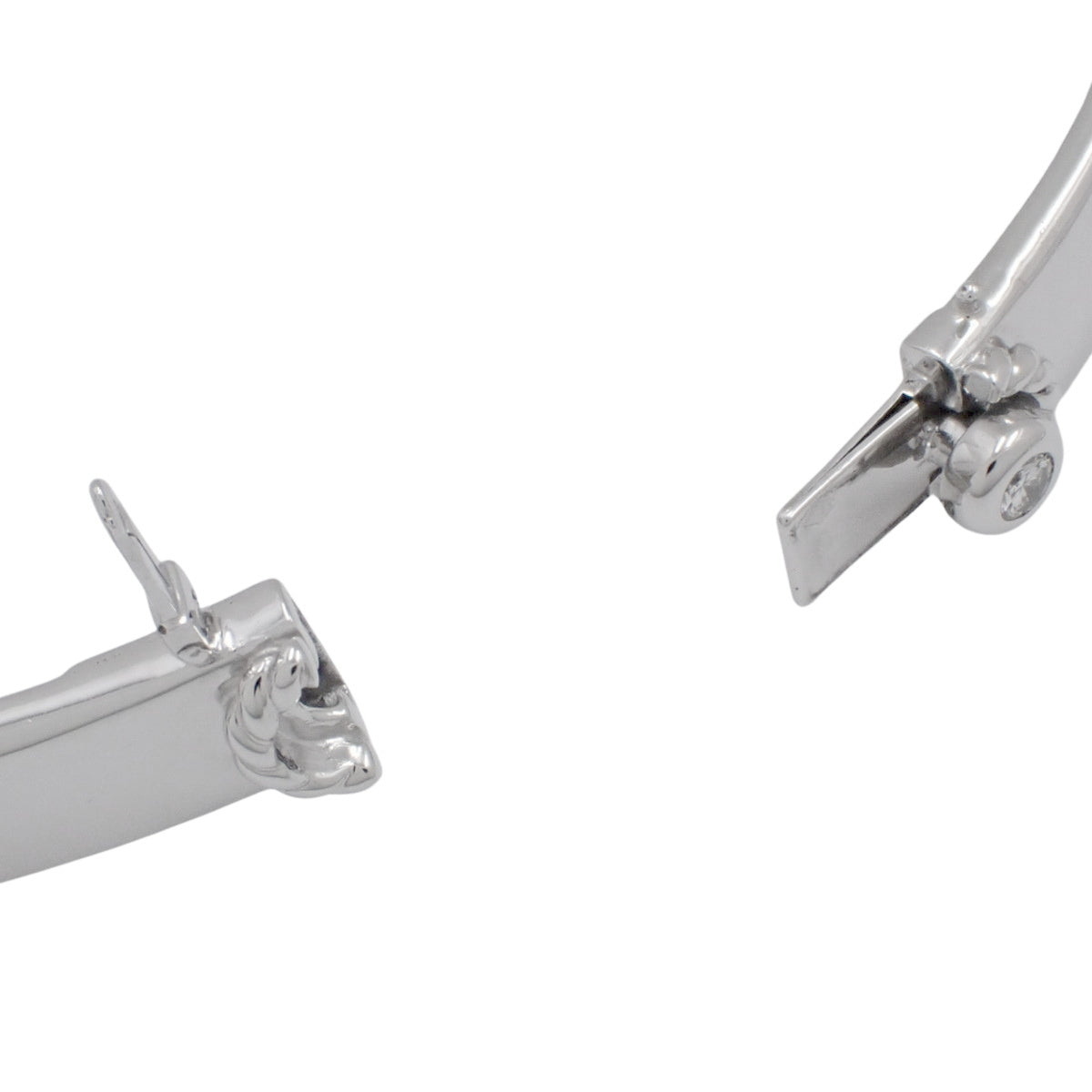 Three Symbols Necklace, Diamond, K18 White Gold (WG)