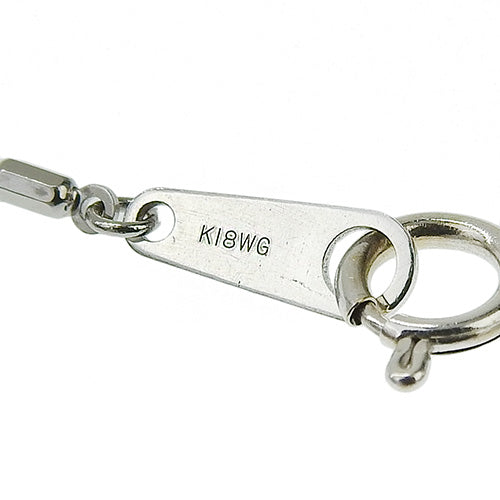 钻石花形项链 BLD0.67/D0.43 K18 白金 WG