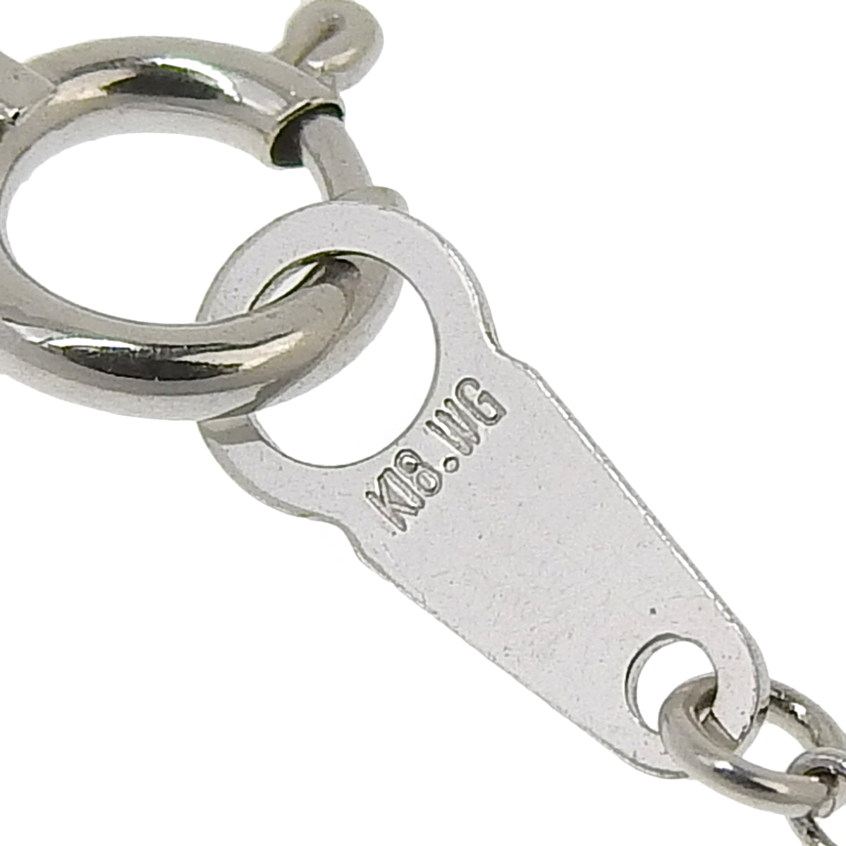 花朵图案钻石项链 D1.00 K18 白金 WG K18 黄金 YG K18 粉红金 PG