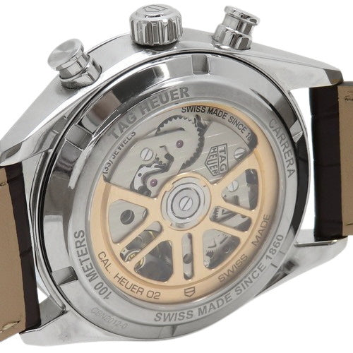CBN2012.FC6483 Carrera Chronograph, Stainless Steel/Leather, Automatic, Gray