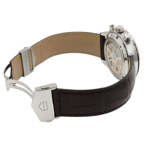 CBN2012.FC6483 卡莱拉计时码表 不锈钢/皮革 自动上链 灰色