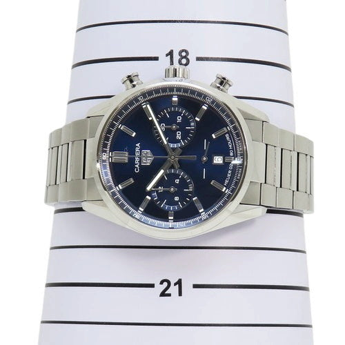 カレラクロノ CBN2011-0 ステンレススチール SS 自動巻き ブルー シルバー