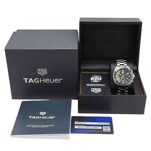 CAZ101AU.BA0842 Formula 1 Indy 500 Stainless Steel Quartz Watch, Black, with 2023 Warranty