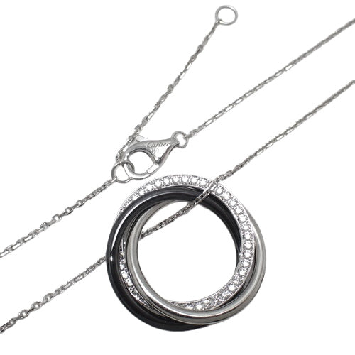 Trinity 钻石项链，Pt950 铂金，K18 白金，WG 陶瓷