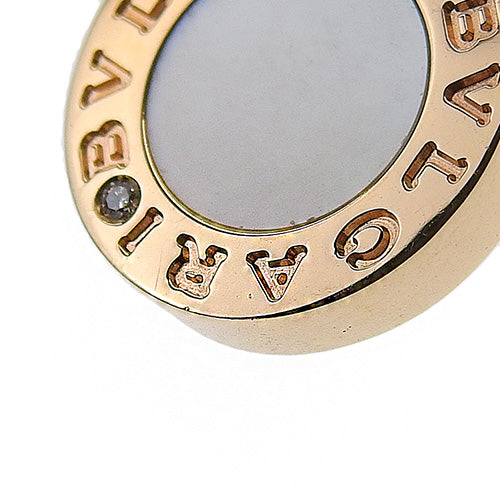 BVLGARI BVLGARI Necklace in 18K Pink Gold with Mother of Pearl, Onyx and Diamonds