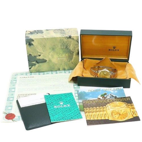 16233G 日志型36 K18YG×SS X号 自动上链 黄金 10PD