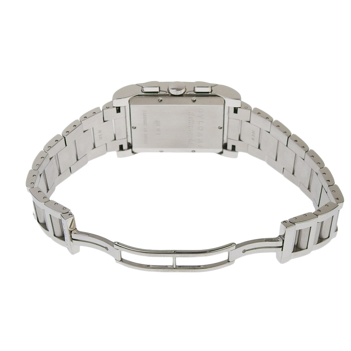 Rettangolo 计时码表 RTC49S 不锈钢黑色石英男士腕表