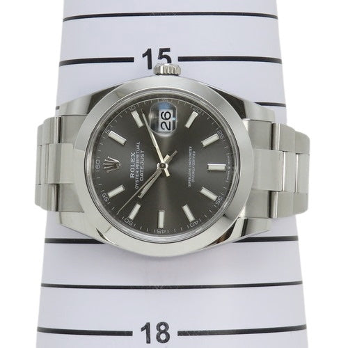 [Warranty included] 126300 Datejust 41 Stainless Steel SS Random Number Automatic Watch Purchased in November 2020 Gray Silver