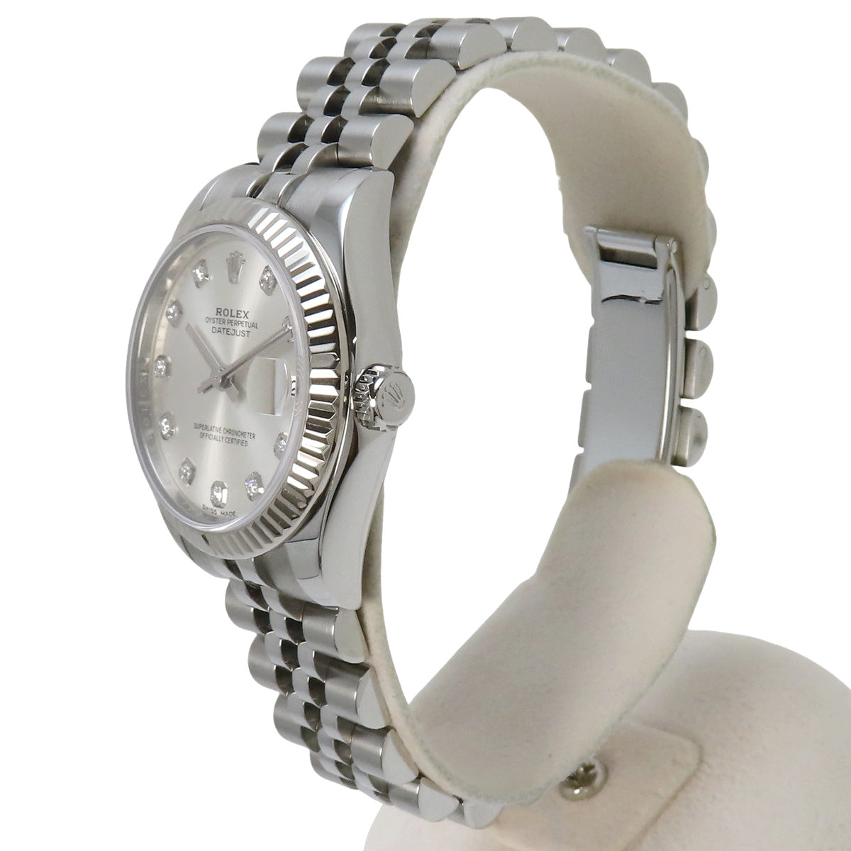 178274G Datejust WG/SS Random Serial Number Automatic Silver 10PD
