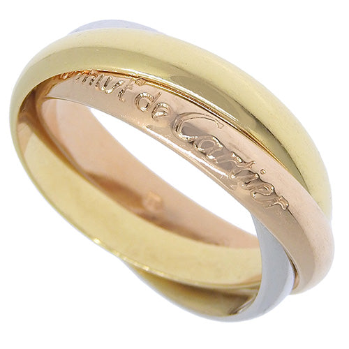 les must de Cartier トリニティ リング イエローゴールド K18YG ピンクゴールド K18PG K18 ホワイトゴールド WG アクセサリー ジュエリー 3連