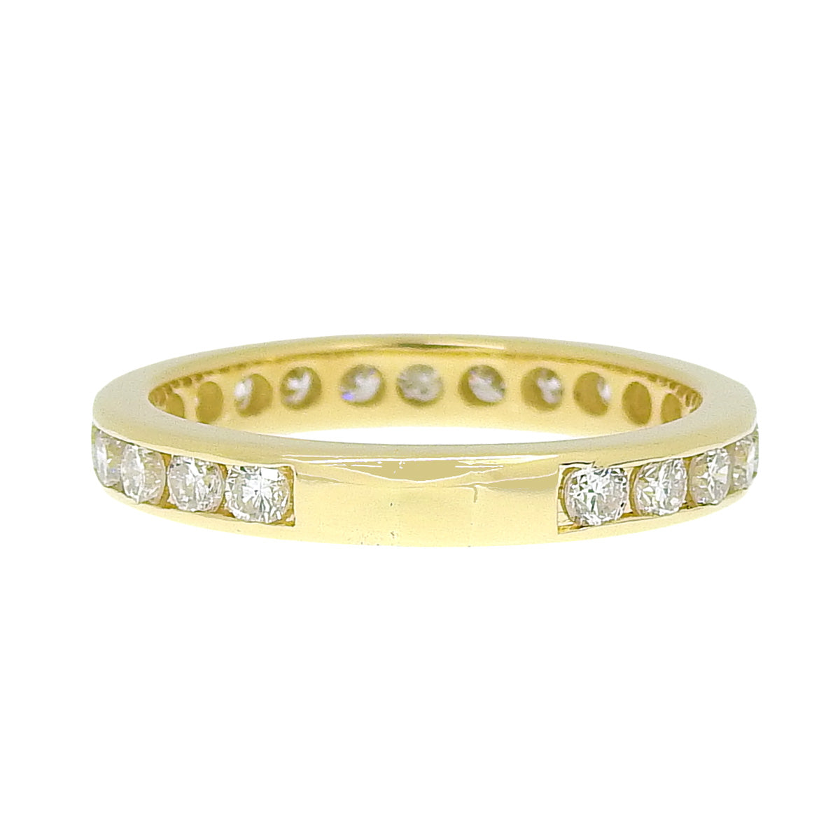 Diamond eternity ring D1.00 K18 yellow gold YG