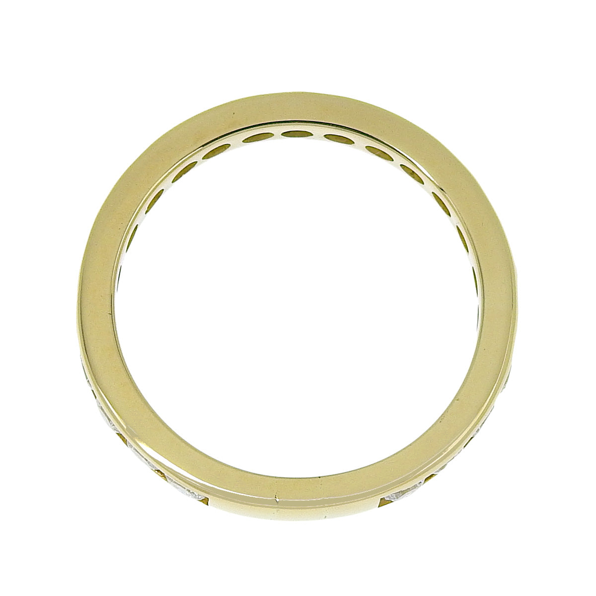 ダイヤモンド エタニティリング D1.00 K18 イエローゴールド YG