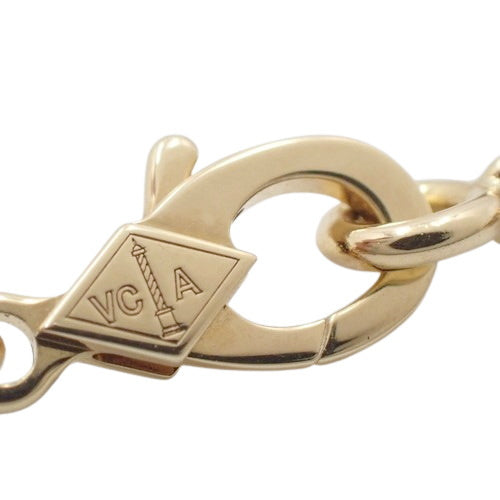 ヴィンテージ アルハンブラ ロングネックレス 20モチーフ マラカイト/ダイヤモンド K18 イエローゴールド YG