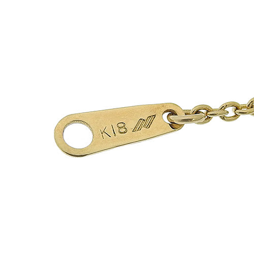 サファイア ダイヤモンド ネックレス S1.03/D0.35 K18 イエローゴールド YG