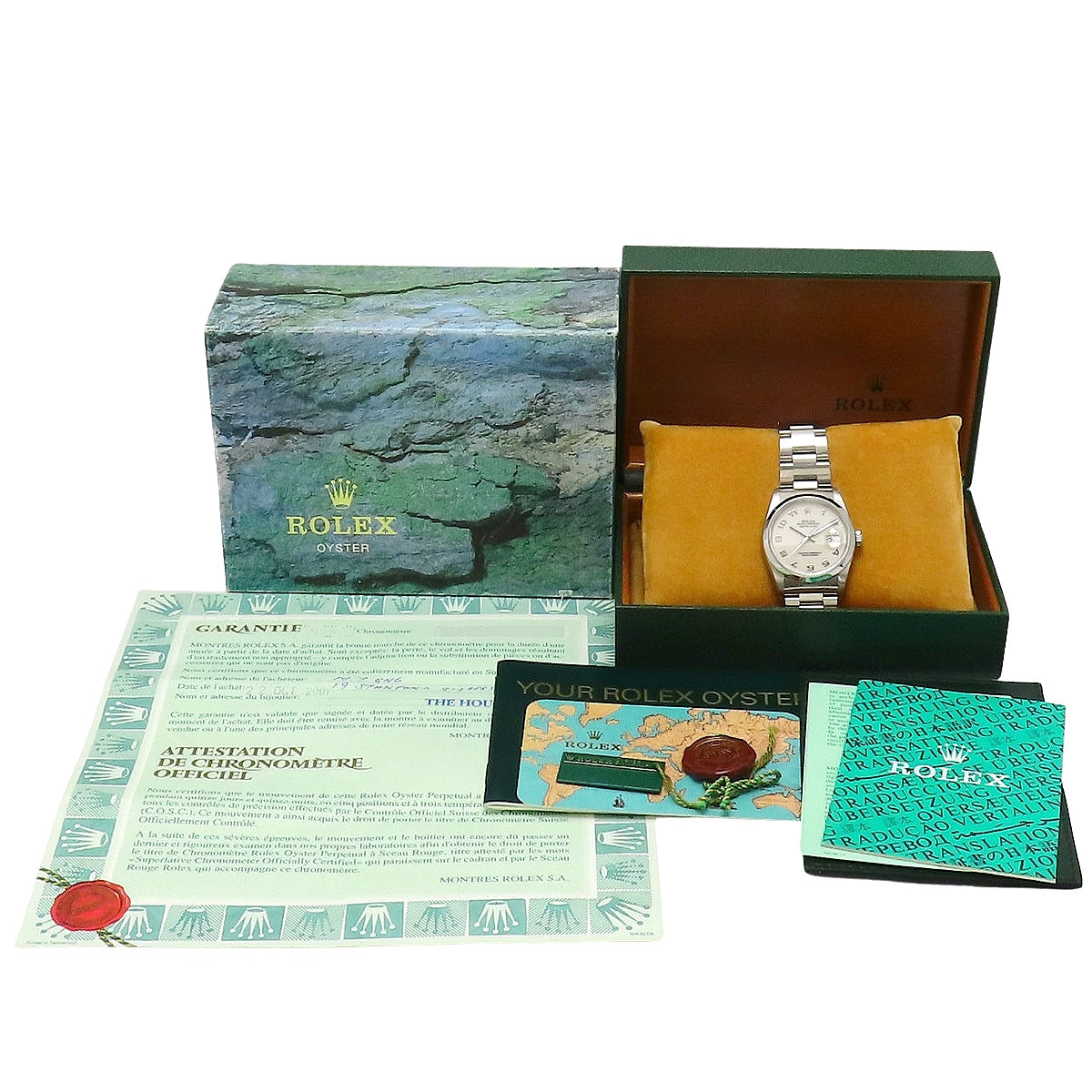 デイトジャスト 16200 SS K番 コンピューター文字盤 アイボリー 自動巻き メンズ