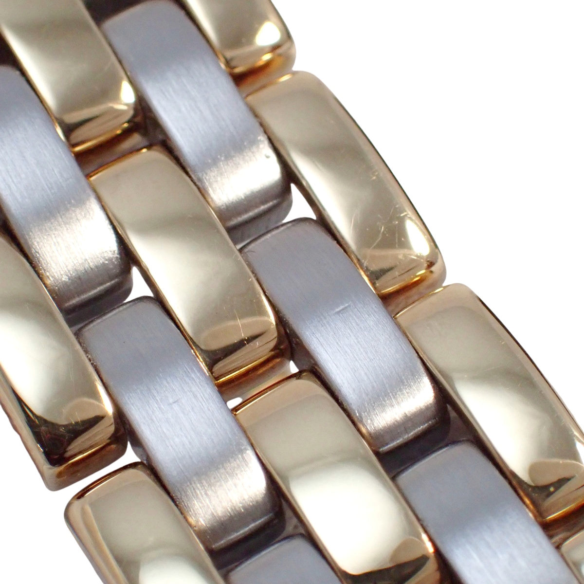 パンテールMM 3ロウ YG/SS アイボリー クオーツ レディース