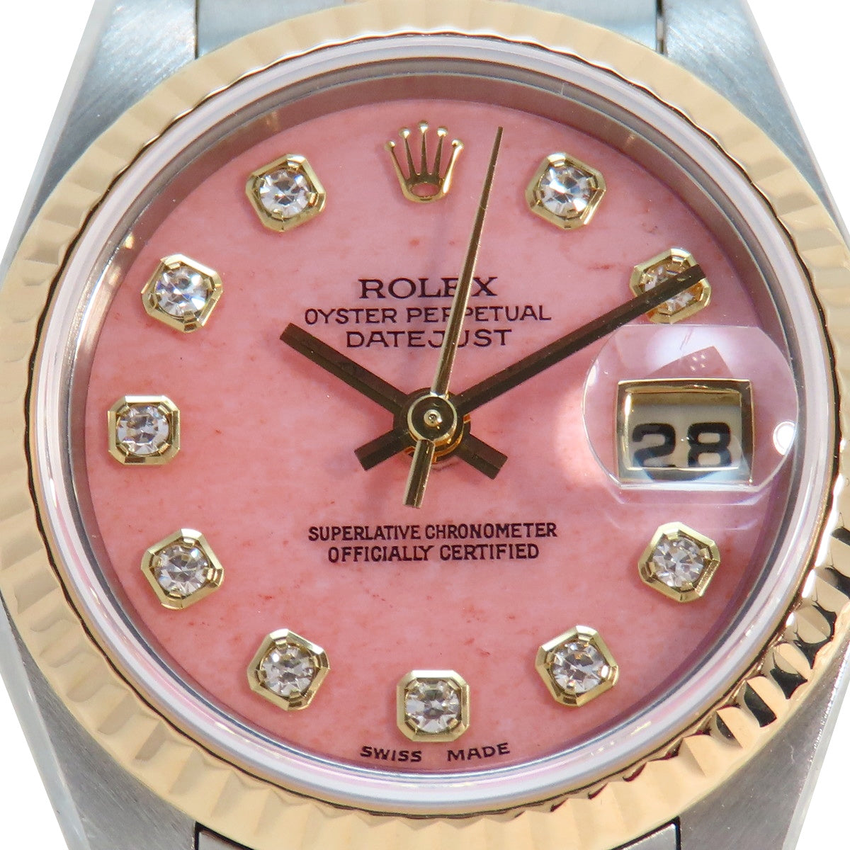 デイトジャスト 79173OPG YG/SS Y番 ピンクオパール文字盤 10PD 自動巻き レディース