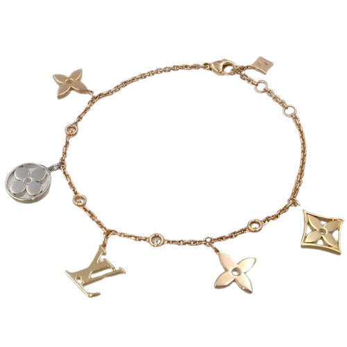 Brasserie Idylle 串珠手链，镶钻，18K 黄金 (YG)，18K 粉红金 (YG)，18K 白金 (WG)，4PD