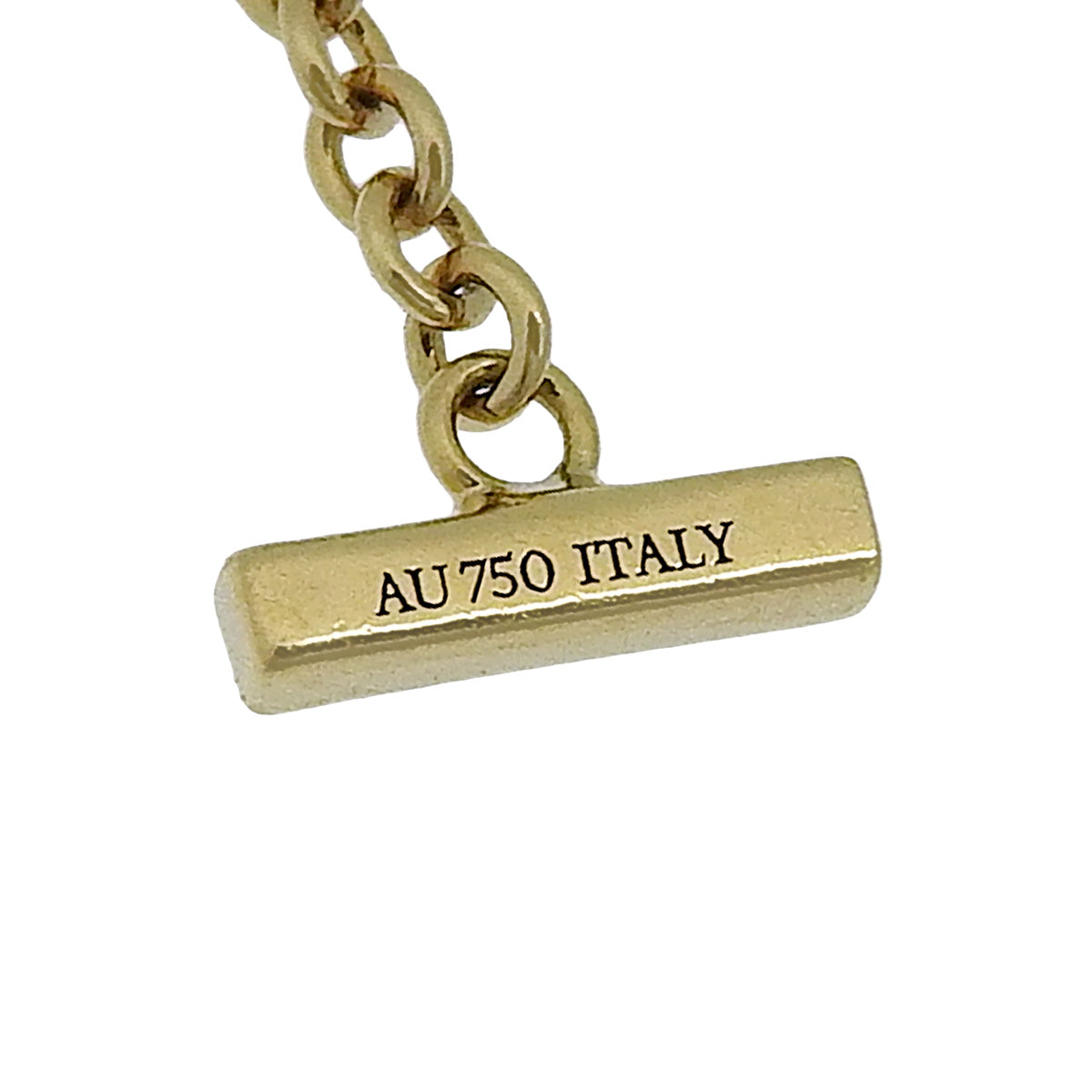 微笑手链，钻石，18K 黄金，中号