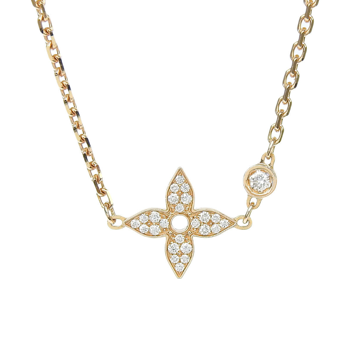 18K 粉红金和 PG 材质的 Idylle Blossom 钻石吊坠