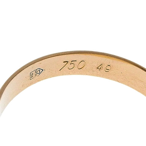 Cartier Trinity 戒指，18K 黄金 (YG)、18K 玫瑰金 (PG)、18K 白金 (WG)