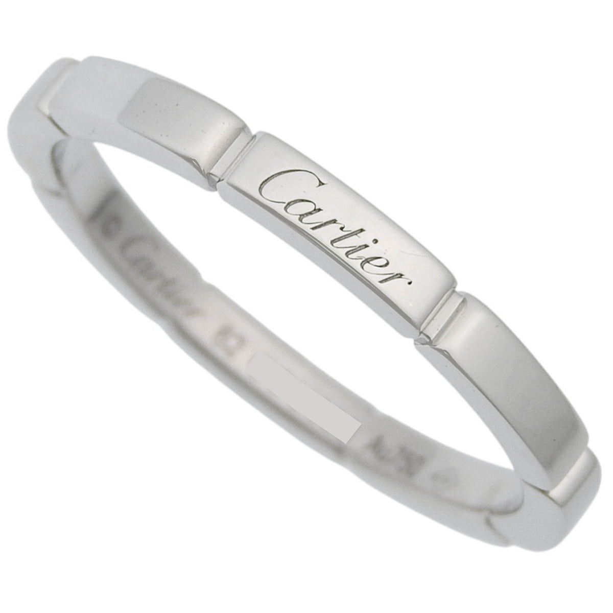 Maillon Panthère Ring in 18K White Gold