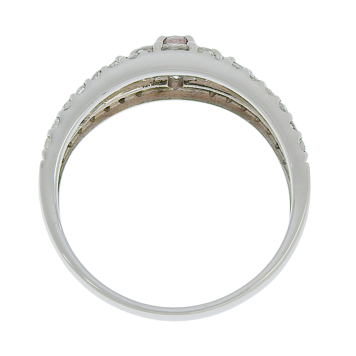 ピンクダイヤモンド フラワー リング PD0.079/D0.56 Pt950プラチナ