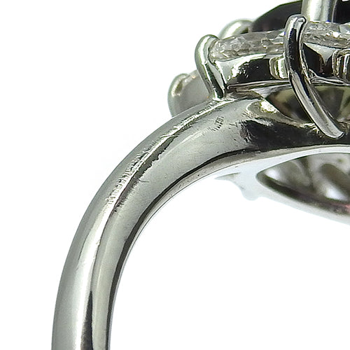 Sapphire and Diamond Ring S2.110/D0.647 Pt900 Platinum Color-Change Sapphire