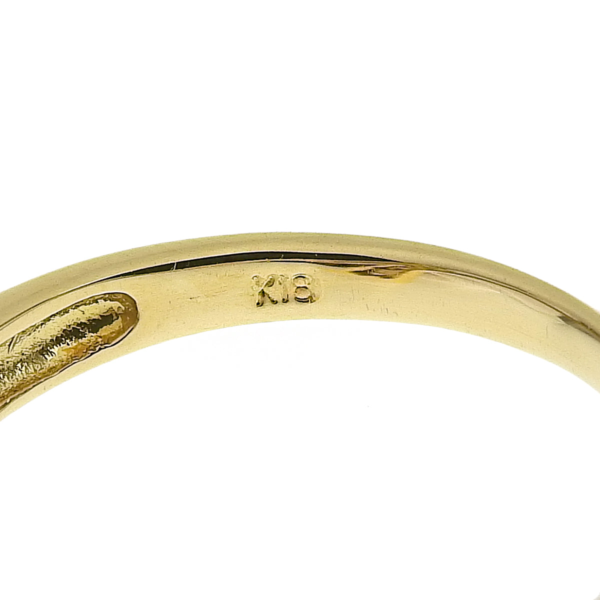 ダイヤモンド リング D0.51 K18 イエローゴールド YG 10PD