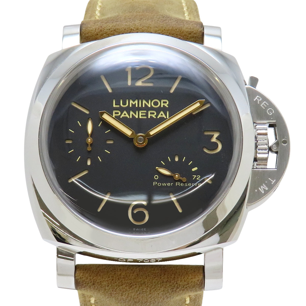 【保証書付】 PAM00423 ルミノール1950 3デイズ SS 手巻き ブラック