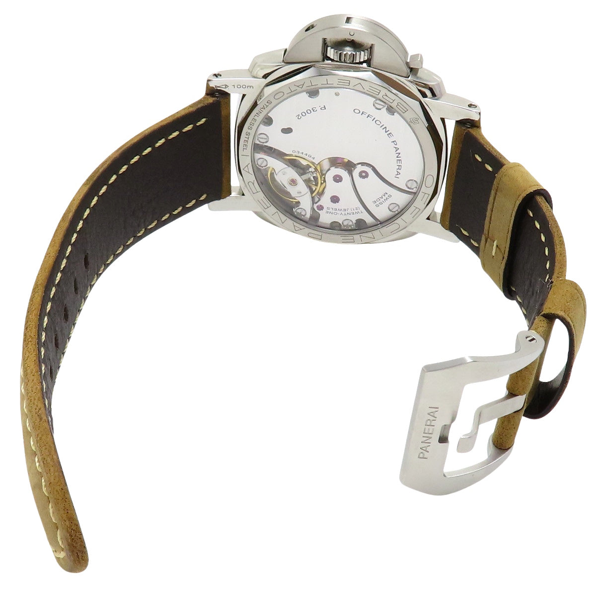 [保修在内] PAM00423 Luminor 1950 3 Days 不锈钢 手动上链 黑色