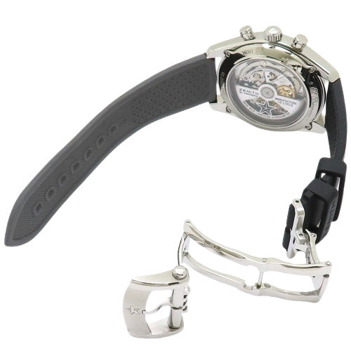 [保修在内] 03.2040.4061/21.C496 El Primero Chronomaster 1969 不锈钢/皮革 自动 黑色