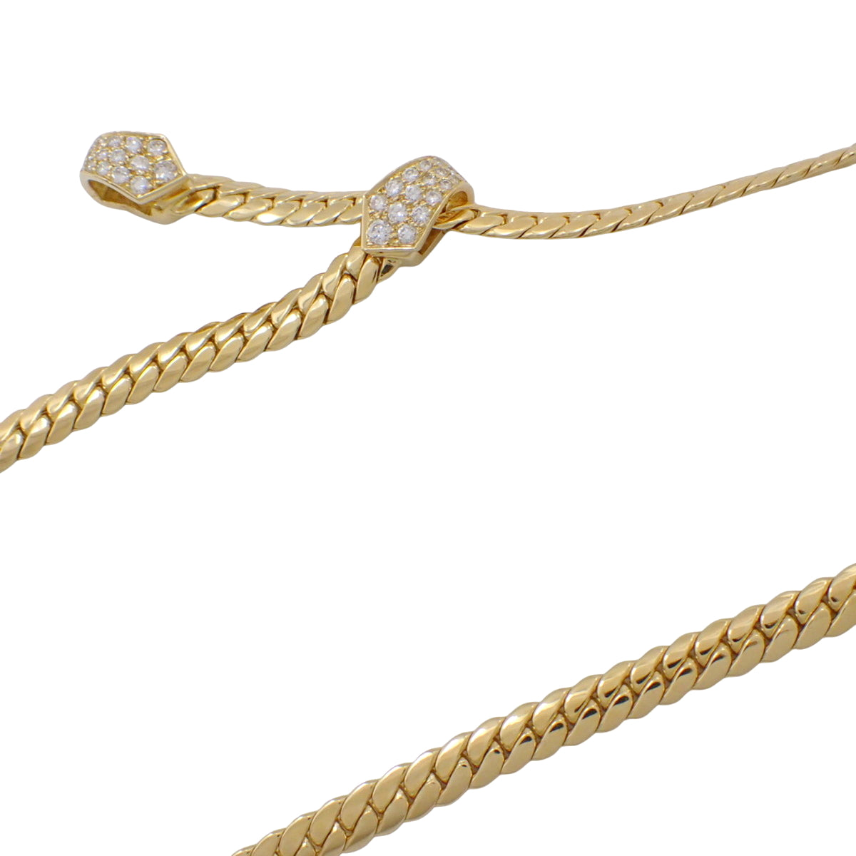 18K 黄金钻石项链（YG）