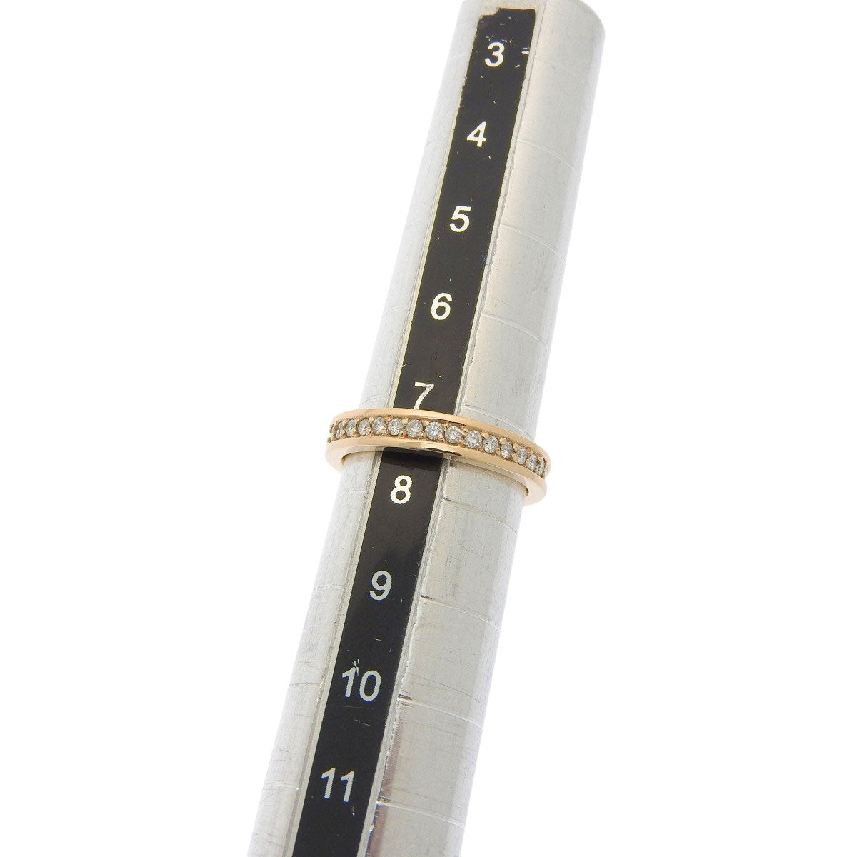 ハーフエタニティ リング D0.17 ピンクゴールド K18PG 3.5g エステール