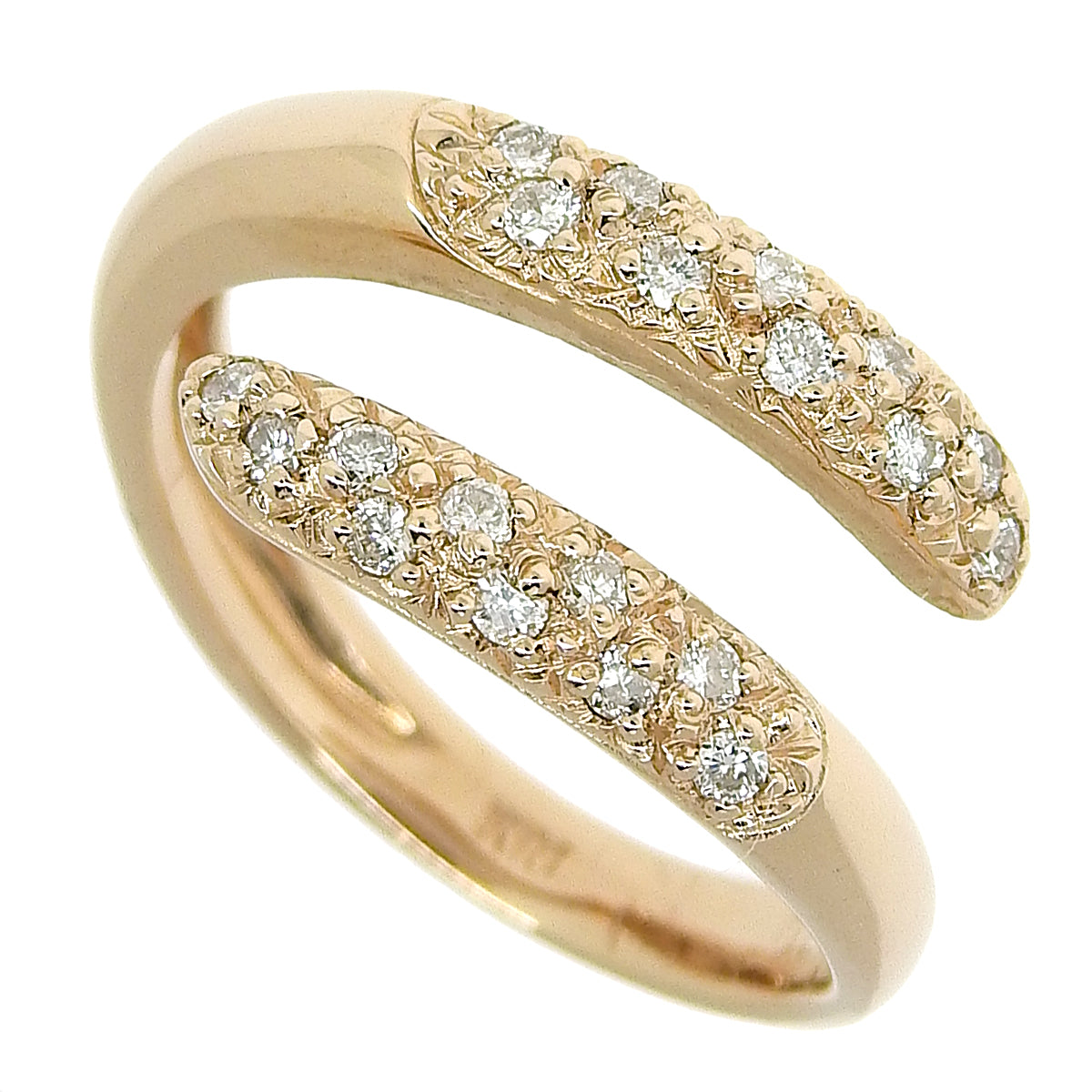 Diamond Ring D0.20 K18 Pink Gold PG