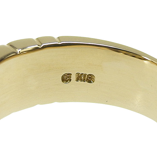 Signet Diamond Ring D0.33 K18 Yellow Gold YG Estelle