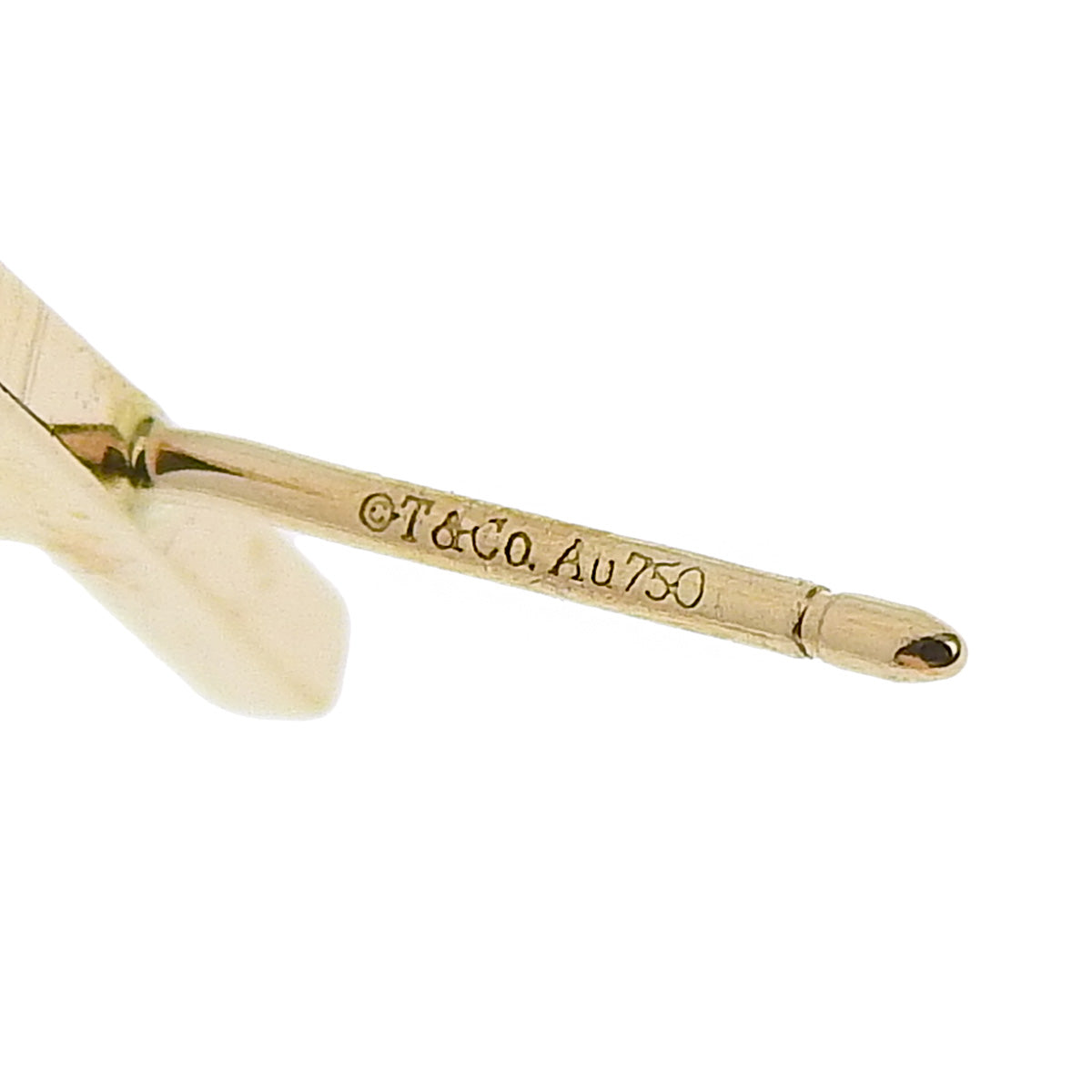 18K 玫瑰金和 PG 材质中号金属圈耳环