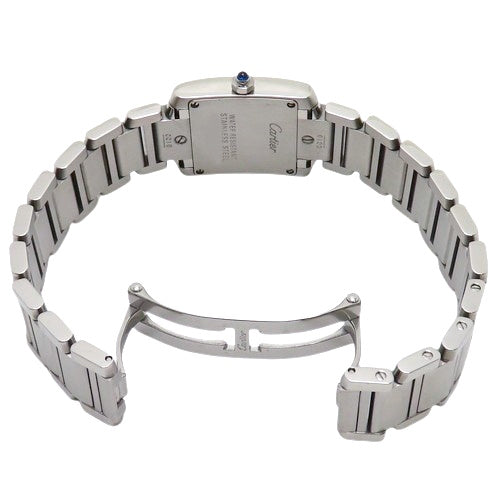 W51008Q3 タンクフランセーズSM ステンレススチール SS クオーツ ホワイト