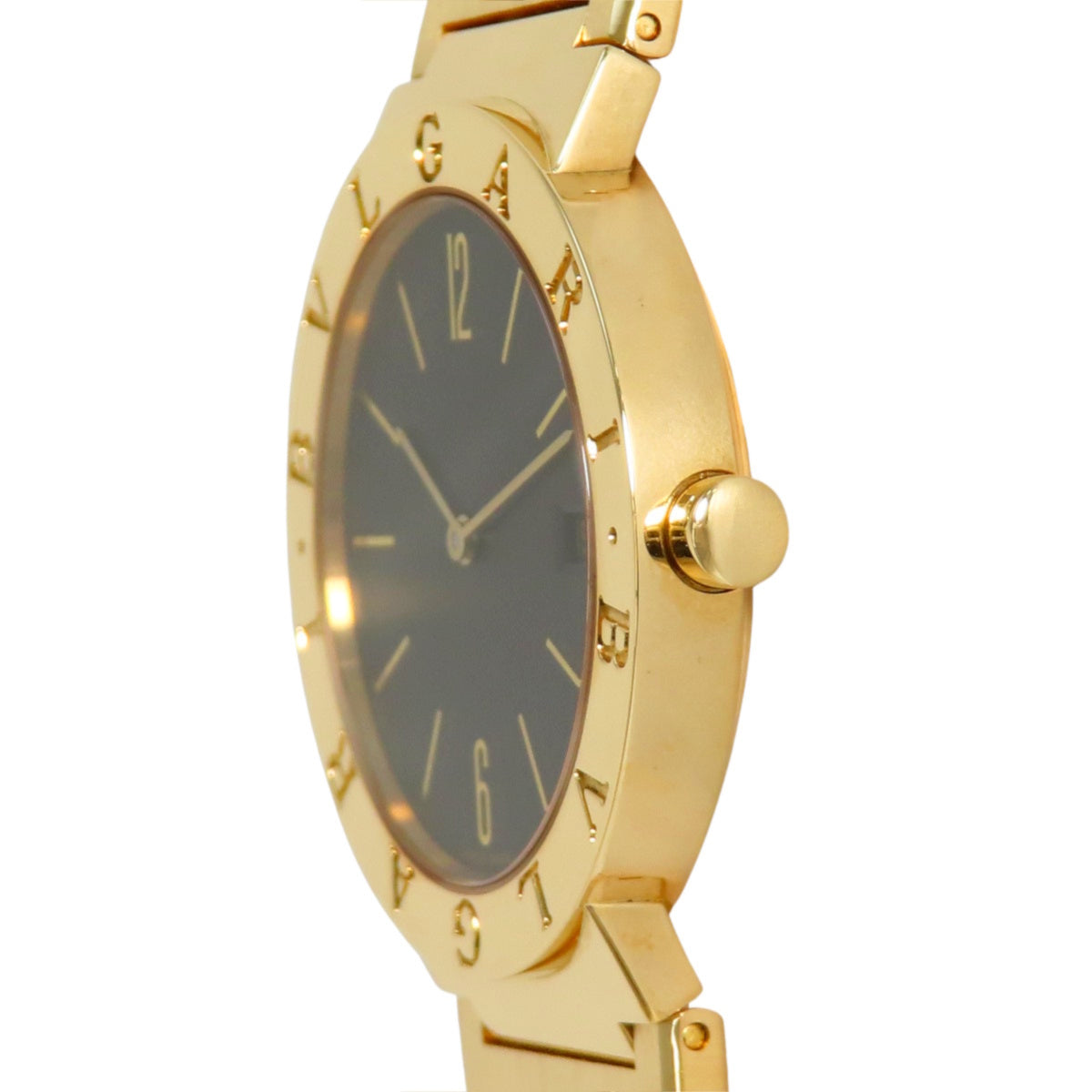 [Warranty included] BB33GGD Bvlgari Bvlgari YG Quartz Black
