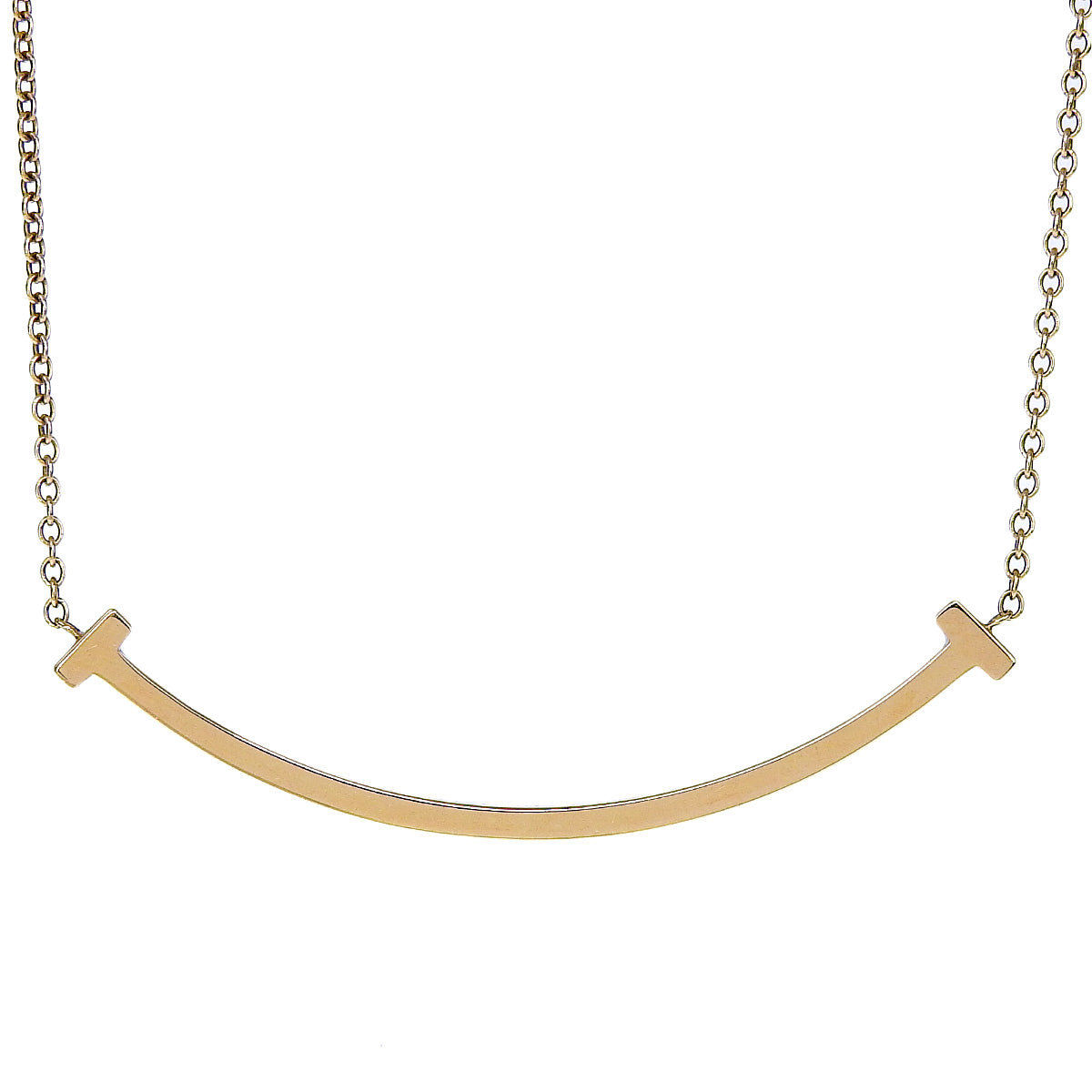 Small Smile Pendant with Pink Sapphire and 18K Pink Gold