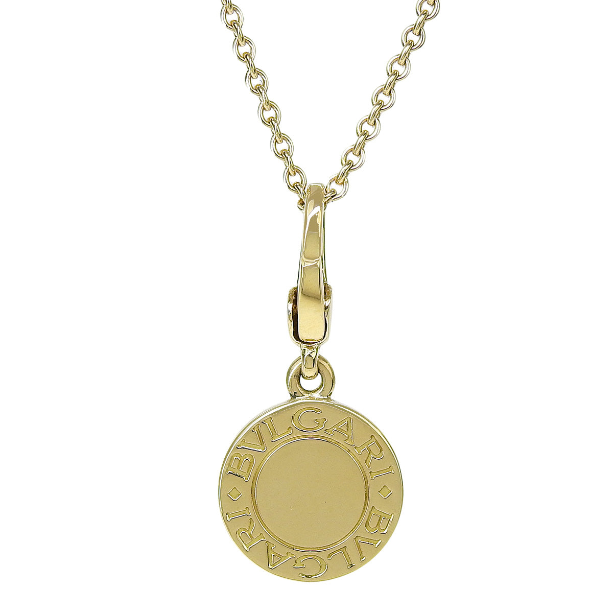 BVLGARI BVLGARI Necklace in 18K Yellow Gold YG Accessories Jewelry Circle