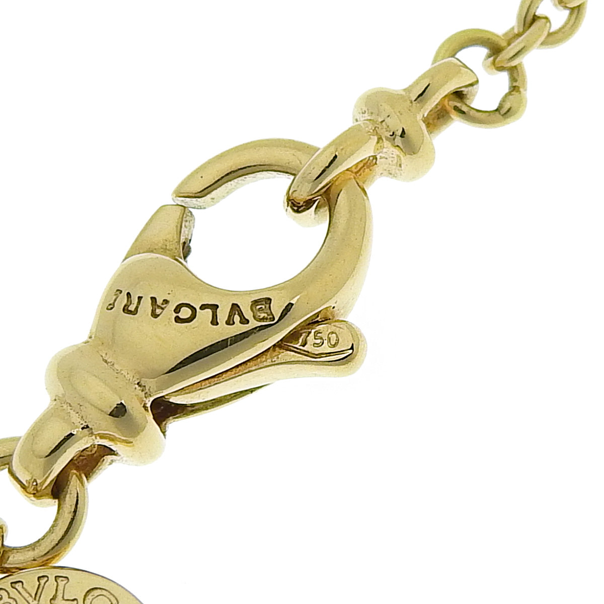 BVLGARI BVLGARI Necklace in 18K Yellow Gold YG Accessories Jewelry Circle