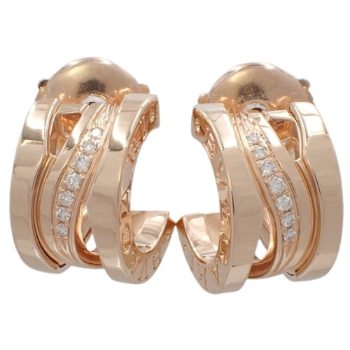 B-zero1 Legend Earrings, 18K Pink Gold, PG B-zero1